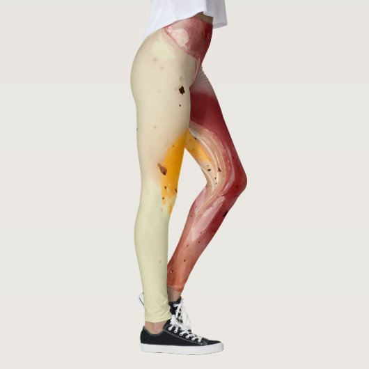 Extrem gigantischer Bacon & Ei mit Pfeffer Leggings (Rechts)