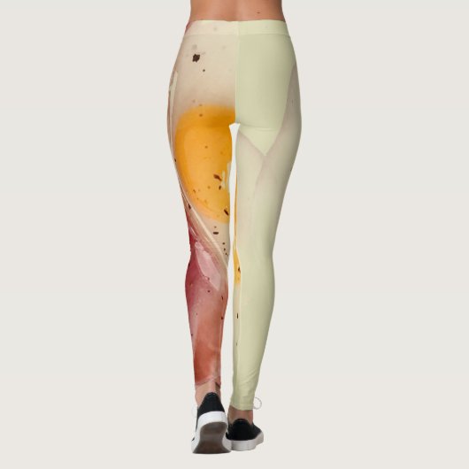 Extrem gigantischer Bacon & Ei mit Pfeffer Leggings (Rückseite)
