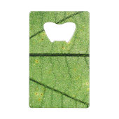 Extrem grünes Leaf Kreditkartenflaschenöffner (Rückseite)