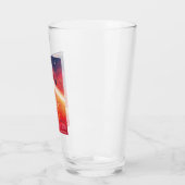 Extrem Hot Air Ballon auf Vulkanausschnitt Glas (Links)