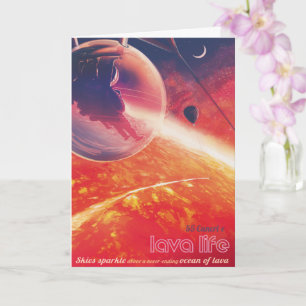 Extrem Hot Air Ballon auf Vulkanausschnitt Karte