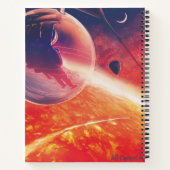 Extrem Hot Air Ballon auf Vulkanausschnitt Notizblock (Rückseite)