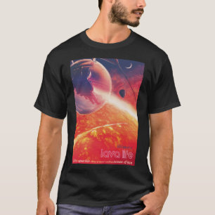 Extrem Hot Air Ballon auf Vulkanausschnitt T-Shirt