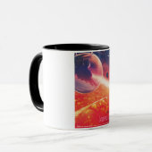 Extrem Hot Air Ballon auf Vulkanausschnitt Tasse (Vorderseite Links)