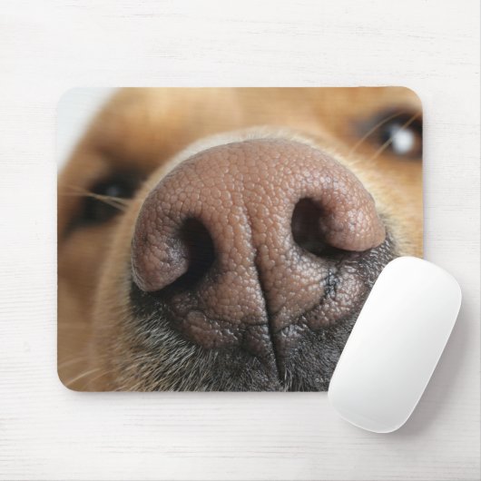 Extrem nah-up einer Hundenase. Mousepad (Mit Mouse)