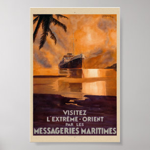 Extrem-Orient Ferner Osten Vintage Poster 1931