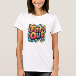 Extrem Retro 70er Psychedelic Groovy Hippie T-Shirt