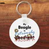 Extrem schmutziger Beagle Schlüsselanhänger (Vorderseite)