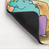 EXTREM SCHWANGERES MOUSEPAD - SPORTTAUCHERHUBBY (Ecke)