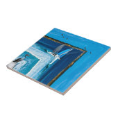 Extrem segeln über der Kante, Fliese (Seite)