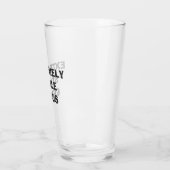 Extrem stabiler Genius Funny Trump Zitat Pint Glas (Links)