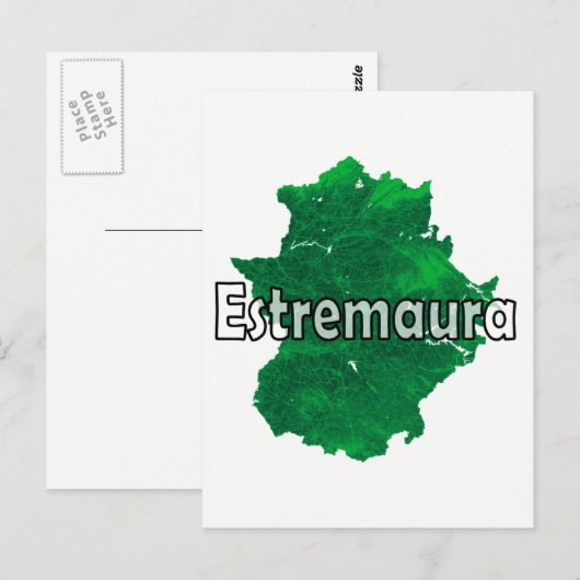 Extremadura Postkarte (Vorne/Hinten)