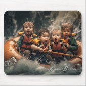 Extreme Babys - Weißwasserrafting Mousepad (Vorne)