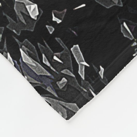 Extreme BMX Rider - Mountainbike Racer Fleecedecke (Ecke)