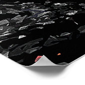 Extreme BMX Rider - Mountainbike Racer Poster (Ecke)