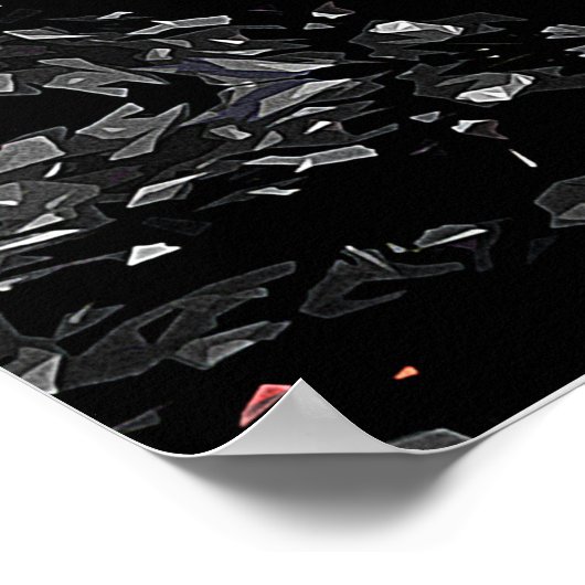 Extreme BMX Rider - Mountainbike Racer Poster (Ecke)