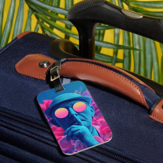 Extreme Close-Up of the Enraged Hulk Gepäckanhänger (Vorderseite Insitu 1)