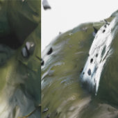 Extreme Close-Up of the Enraged Hulk Tapete (Naht)