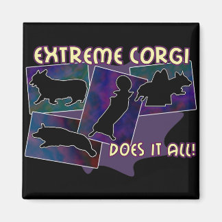 Extreme Corgi Magnet