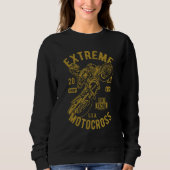 Extreme Dirt Bike Motocross Rider 2023 Distressed  Sweatshirt (Vorderseite)
