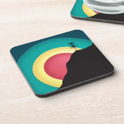 Extreme Disk Golf Getränkeuntersetzer (Linke Seite)