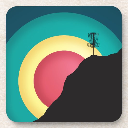 Extreme Disk Golf Getränkeuntersetzer (Vorderseite)