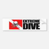 Extreme Dive (Skull) Autoaufkleber (Vorne)