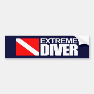 Extreme Diver 4 Autoaufkleber