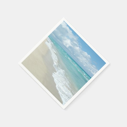 Extreme Entspannungssicht am Strand Serviette (Ecke)