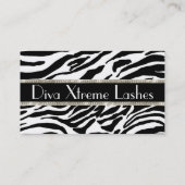 Extreme Eyelashes Business Cards Visitenkarte (Rückseite)
