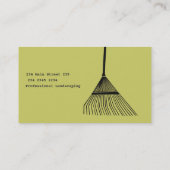 Extreme Gartenarbeit-Rührstange Visitenkarte (Rückseite)