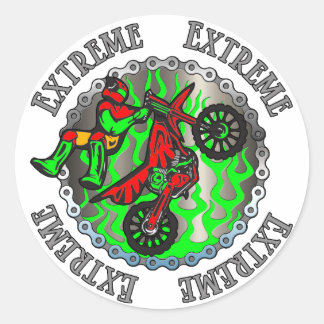 Extreme Green Runder Aufkleber