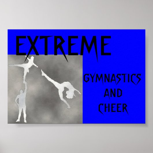 EXTREME GYMNASTIK UND CHEER POSTER (Vorne)