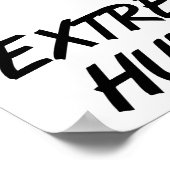 Extreme Hunting Karate Kick Deer Poster (Ecke)