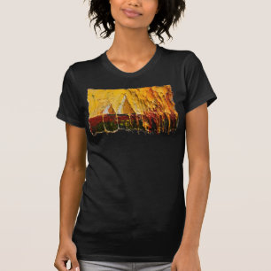 Extreme Impasto-Malerei: Schmelzende Segel im Sonn T-Shirt