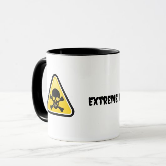 Extreme Koffein Tasse (Vorderseite Links)