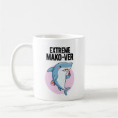 Extreme Mako-ver Funny Mako Shark Pun Kaffeetasse (Links)