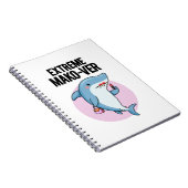 Extreme Mako-ver Niedlich Mako Shark Pun Notizblock (Rechte Seite)