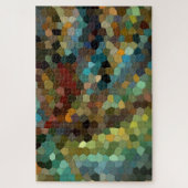 Extreme Mosaikfarbene Abstrakte Fliesen Puzzle (Vertikal)