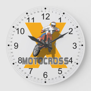 Extreme Motocross Große Wanduhr