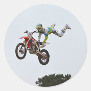 Extreme Motocross Runder Aufkleber