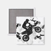 Extreme Motocross Stuntmen Magnet (Vorderseite/Rückseite)