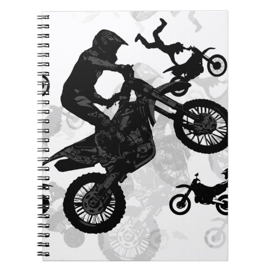 Extreme Motocross Stuntmen Notizblock (Vorderseite)