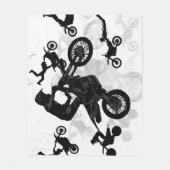 Extreme Motocross Stunts Fleecedecke (Vorderseite)