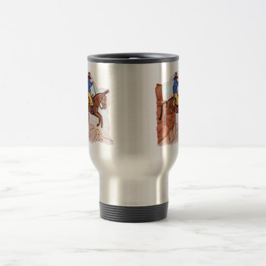 Extreme Mule Riding Reisebecher (Mittel)