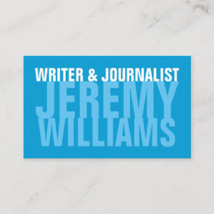 Extreme mutige monotone Art Visitenkarte