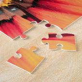 Extreme Nah-up einer Biene, die Pollen sammelt Puzzle (Seite)