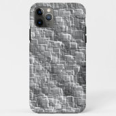 Extreme Overlay von grau geprägten Quadraten Case-Mate iPhone Hülle (Rückseite)