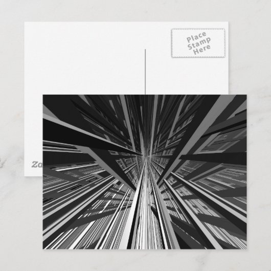 Extreme Perspektive Postkarte (Vorne/Hinten)