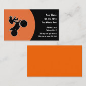 Extreme radfahrenVisitenkarten Visitenkarte (Vorne/Hinten)